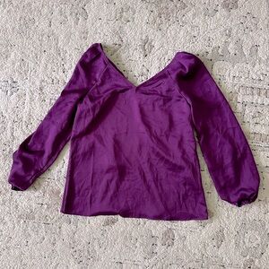Nine West purple blouse NWT